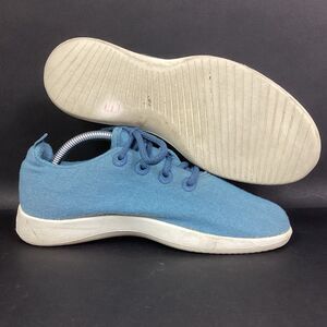 Allbirds Wool Runners - Women's Size 8 - Dusky Blue Merino Wool - Running Shoes
